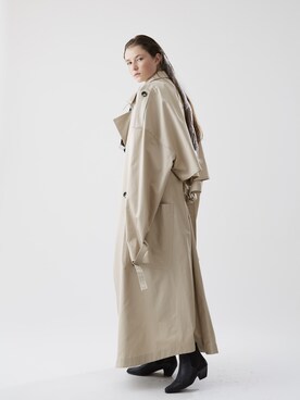 「mode」｜「アイテム（トレンチコート）」を使った、Metaphor…さん（レディース・174cm）の秋コーディネート