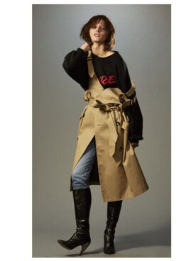 「mode」｜「アイテム（ワンピース/ドレス）」を使った、Metaphor…さん（レディース・176cm）の春コーディネート