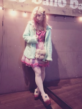 「アイテム（ブーティ、レッド系）」を使った、ちゅん（はあとさん（レディース・158cm）の秋コーディネート