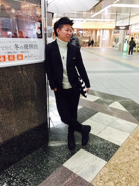 N.Hさん（メンズ・166cm）の冬コーディネート