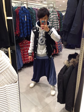 「チャイハネ（チャイハネ）のアイテム（その他）」を使った、ふるかわ りきやさん（メンズ・169cm）の冬コーディネート