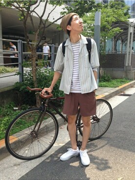 mygwsanさん（メンズ・175cm）の夏コーディネート