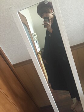 「和服」｜「アイテム（ハンチング/ベレー帽）」を使った、たかちゃんさん（レディース・174cm）の春コーディネート