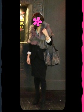 「COMME CA DU MODE（コムサデモード）のアイテム（テーラードジャケット）」を使った、ヘクさん（レディース・155cm）の春コーディネート