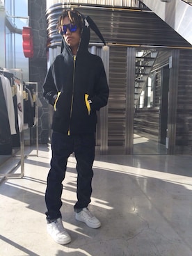 三溝 嵐さんの（A BATHING APE | アベイシングエイプ）を使ったコーディネート