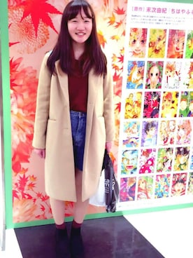 「お買い物」｜「アイテム（ブーツ）」を使った、Sayakaさん（レディース・164cm）の春コーディネート
