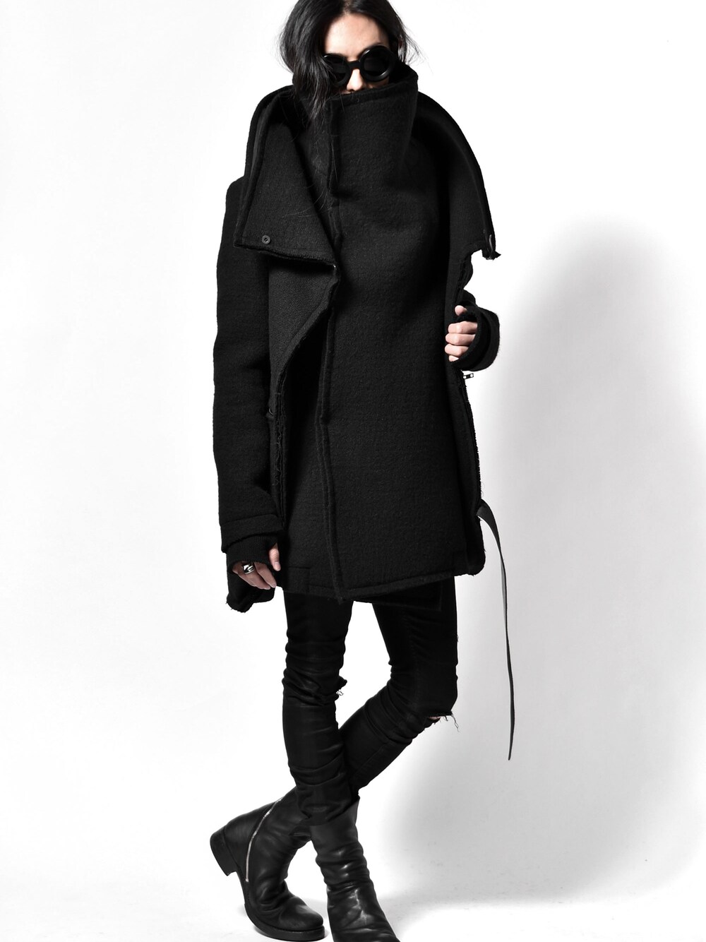 nude maruyamaブラック ダウンベスト　ユニセックス nude maruyamaブラック ダウンベストユニセックス