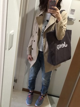 「DIESEL（ディーゼル）のアイテム（PC・スマホグッズ/家電）」を使った、Damさん（レディース・171cm）の春コーディネート