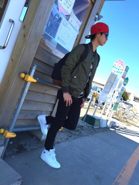 「LAGUST（ラガス）のアイテム」を使った、kazuさん（メンズ・172cm）の冬コーディネート