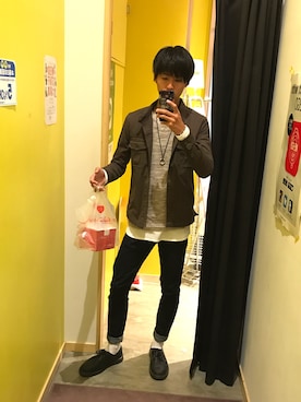 「LAGUST（ラガス）のアイテム」を使った、kazuさん（メンズ・173cm）の秋コーディネート