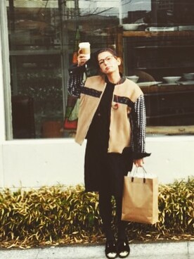 スザンヌさんの（ZARA BASIC | ザラベーシック）を使ったコーディネート