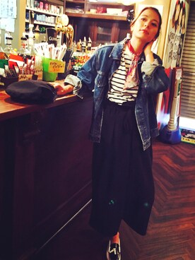 スザンヌさん（レディース・165cm）の春コーディネート