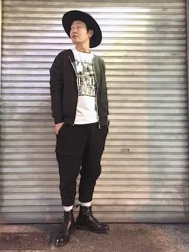 「Marc by Marc Jacobs（マークバイマークジェイコブス）のアイテム（アクセサリー）」を使った、masakiさん（メンズ・185cm）の冬コーディネート