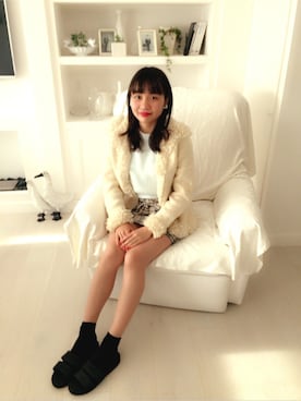 「EBELE MOTION（エベルモーション）のアイテム（スカート）」を使った、ししとうさん（レディース・162cm）の春コーディネート