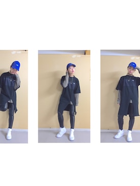 「stussywomen」｜「アイテム（ワンピース/ドレス）」を使った、eriiyさん（レディース・160cm）の春コーディネート