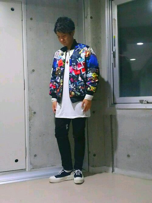 applebum × 68&brothers MA-1 jazz black APPLEBUM × 68&Brothers / MA-1 *JAZZ [BLACK × JAZZ TEXTILE