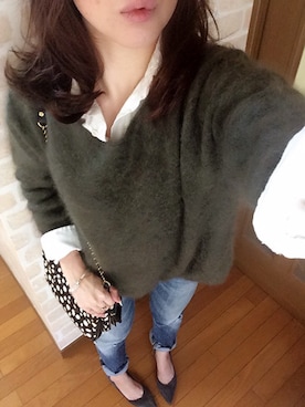 「PACO POVEDA（パコポベダ）のアイテム」を使った、n@oさん（レディース・160cm）の秋コーディネート