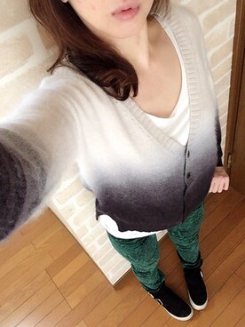 「アンゴラ」｜「アイテム（ブーツ）」を使った、n@oさん（レディース・160cm）の冬コーディネート