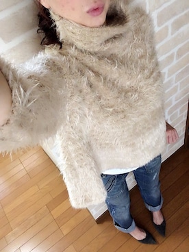 「PACO POVEDA（パコポベダ）のアイテム」を使った、n@oさん（レディース・160cm）の冬コーディネート