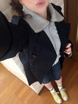 「Marc by Marc Jacobs（マークバイマークジェイコブス）のアイテム（トレンチコート）」を使った、n@oさん（レディース・160cm）の冬コーディネート