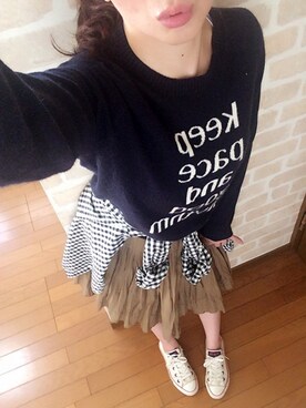 n@oさん（レディース・160cm）の春コーディネート