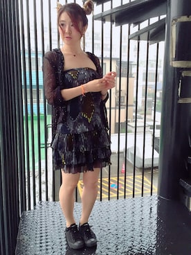 「アイテム（ピアス（両耳用））」を使った、amerbijouxさん（レディース・155cm・30代）の夏コーディネート