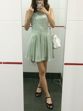 「LOVE BY e.m. （ラブバイイーエム）のアイテム（スマホケース/カバー）」を使った、メキシコサラマンダーさん（レディース・163cm）の夏コーディネート