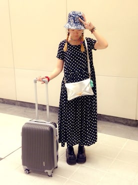 「travel」｜發發fa花花さん（レディース・162cm・10代）の秋コーディネート