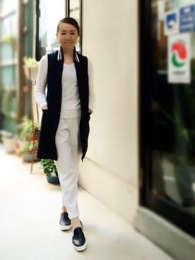 「La Leia（ラレイア）のアイテム」を使った、ChitoseImanishiさん（レディース・155cm）の春コーディネート