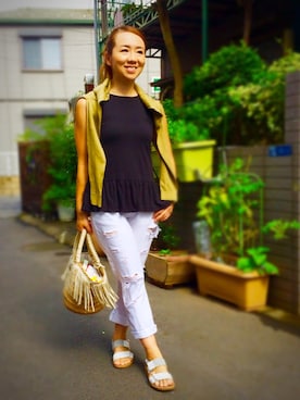 ChitoseImanishiさん（レディース・155cm）の夏コーディネート