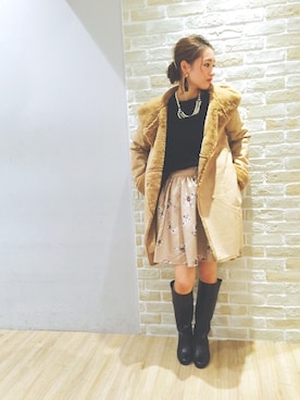 serina mitsuiさん(レディース・163cm)の冬コーディネート