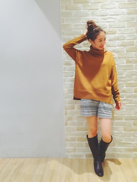 serina mitsuiさん(レディース・163cm)の冬コーディネート