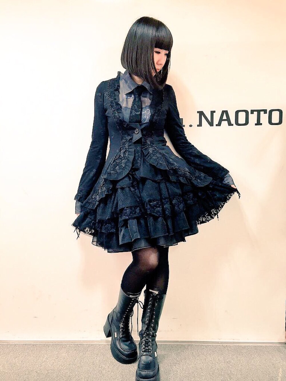 セール品 h.NAOTO フリフリ スカート | artfive.co.jp