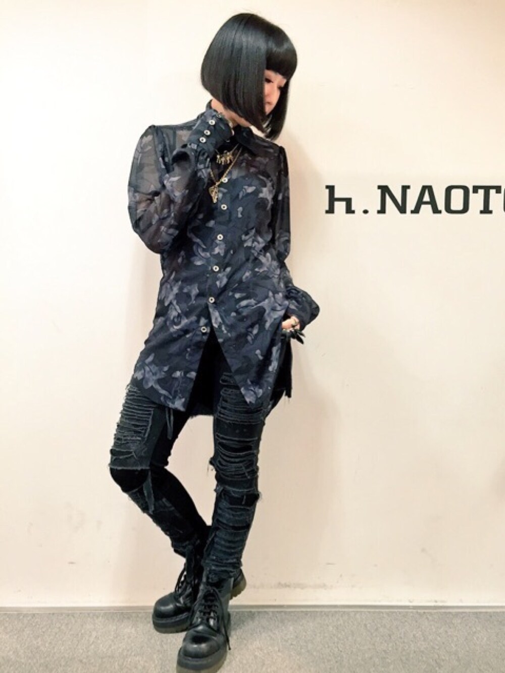 h.NAOTO｜NAOTO SEVENのシャツ/ブラウスを使ったコーディネート - WEAR