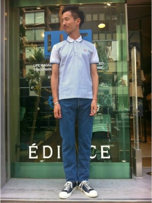 EDIFICE（エディフィス）の「◇FRED PERRY EX THOMAS MASONポロ