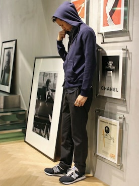 EDIFICE TOKYO店スタッフ3さん(メンズ・175cm)の秋コーディネート