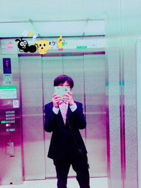 「スーツコーデ」｜TAKEさん（メンズ・167cm）の春コーディネート