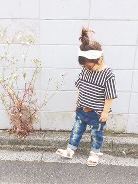 *aoさん（キッズ・90cm）の春コーディネート