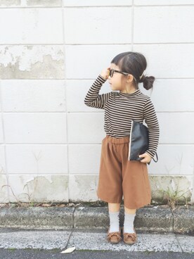 「SENSE OF PLACE by URBAN RESEARCH（センスオブプレイスバイアーバンリサーチ）のアイテム」を使った、*aoさん（キッズ・90cm）の秋コーディネート