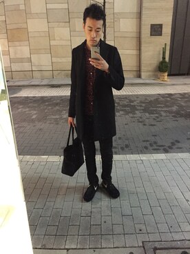 「Paul Smith（ポールスミス）のアイテム（ダウンジャケット/コート）」を使った、MASAさん（メンズ・178cm）の冬コーディネート