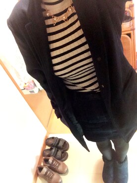 はるなさん（レディース・160cm）の冬コーディネート