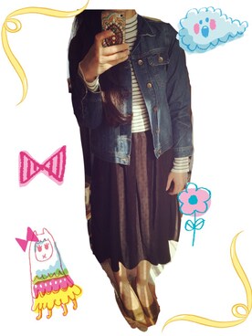 ねーさん（レディース・159cm）の春コーディネート