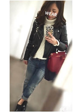 m.さん（レディース・150cm）の冬コーディネート