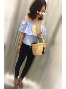 m.さん（レディース・149cm）の夏コーディネート