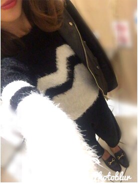 「abcdevol（エービーシーディーイーボル）のアイテム（ローファー）」を使った、m.さん（レディース・149cm）の秋コーディネート