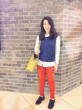 「ESPRIT（エスプリ）のアイテム（パンツ）」を使った、Shinmayさん（レディース・158cm）の秋コーディネート