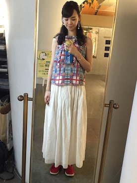 「アイテム（PC・スマホグッズ/家電）」を使った、菅千代美(すがちよみ)さん（レディース・170cm・30代）の夏コーディネート