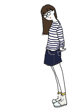 「Marc by Marc Jacobs（マークバイマークジェイコブス）のアイテム（スカート）」を使った、oyoさん（レディース・165cm）の春コーディネート