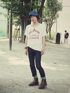 「ability（アビリティ）のアイテム（アクセサリー）」を使った、Yugo Yoshidaさん（メンズ・169cm）の夏コーディネート