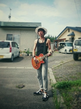 Yugo Yoshidaさん（メンズ・169cm）の夏コーディネート